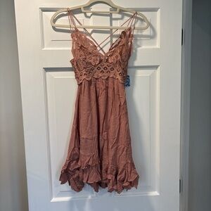 NWT FP Adella slip dress